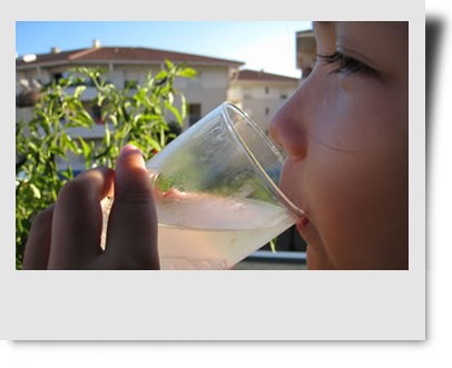 agua limon